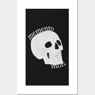 Memento Mori White Skull Posters and Art